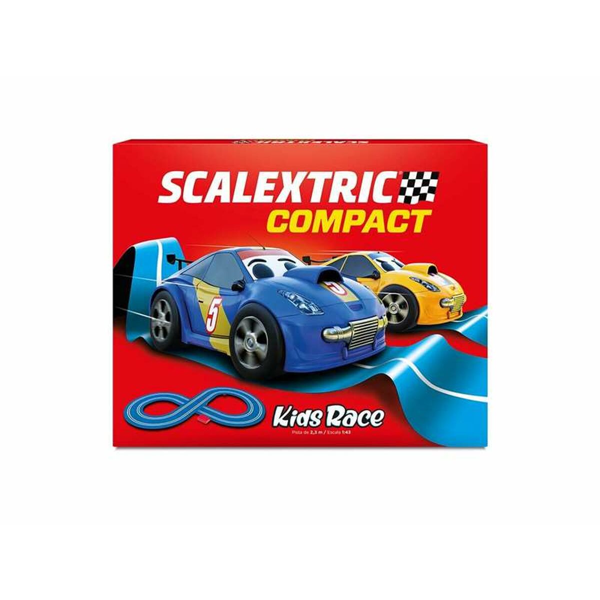 Pista da Corsa Scalextric Kids Race 2,3 m 94 x 45,6 cm