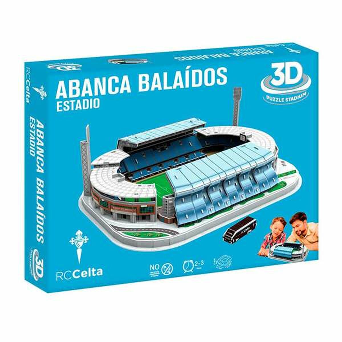Puzzle 3D Bandai Abanca Balaídos RC Celta de Vigo Stadio Football