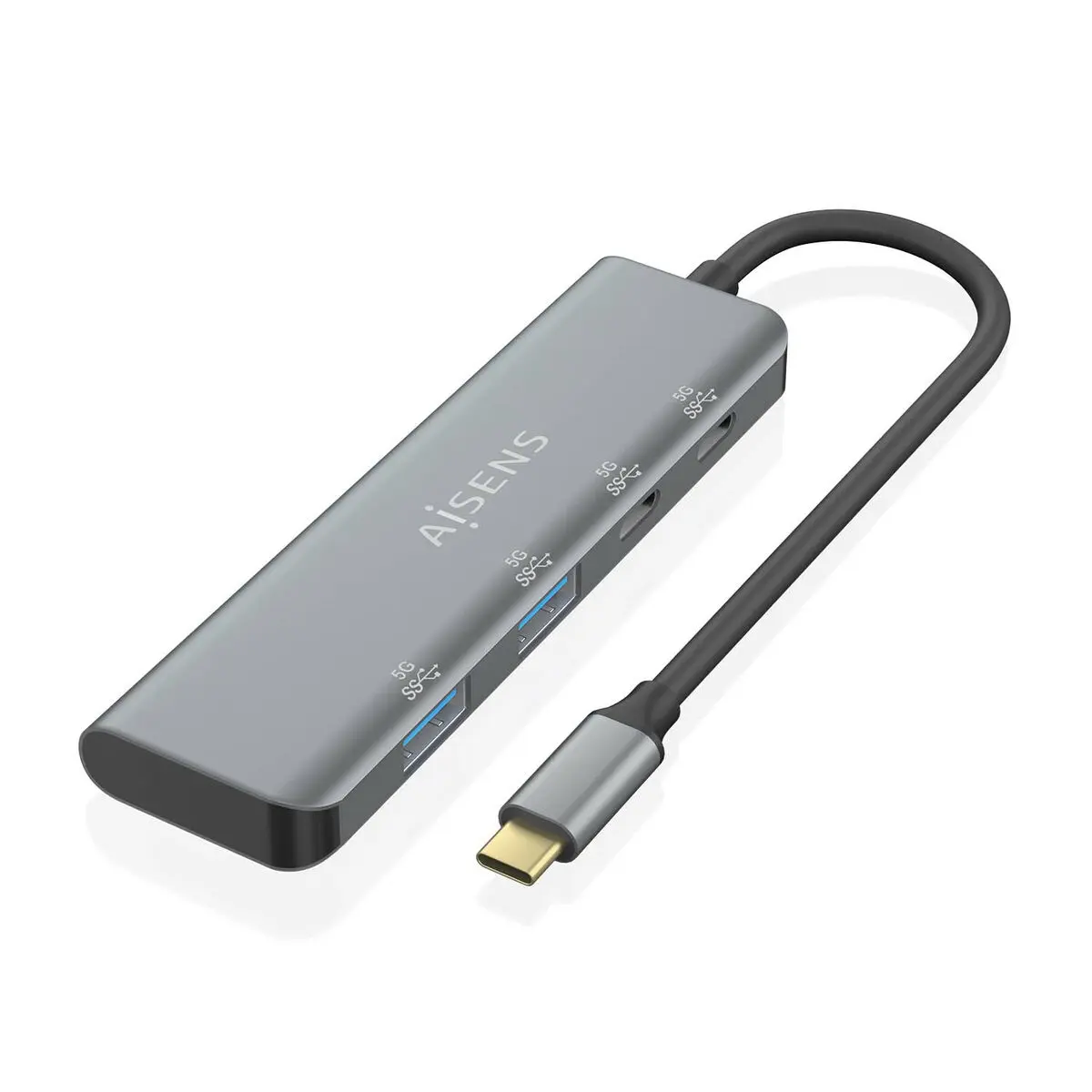 Hub USB Aisens A109-0763 Grigio (1 Unità)