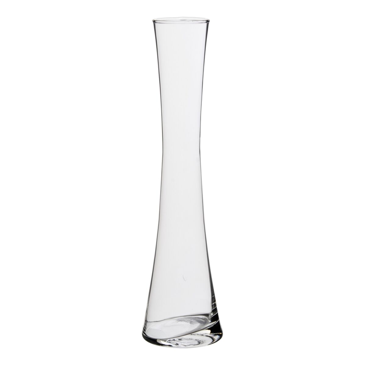 Vaso Trasparente Cristallo 9,5 x 9,5 x 37 cm