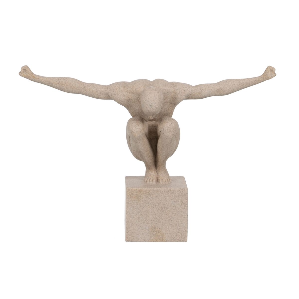 Statua Decorativa Crema 32 x 11,5 x 23 cm
