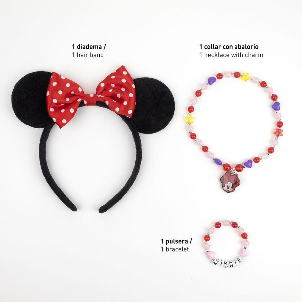 Set di accessori Minnie Mouse 3 Pezzi