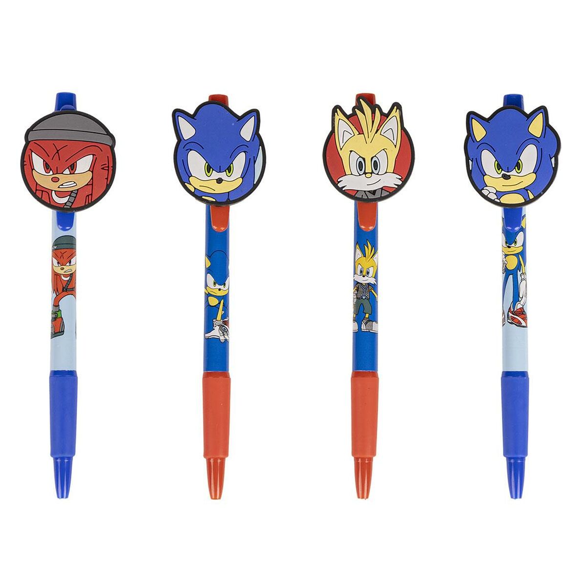 Set di Penne Sonic 4 Pezzi Multicolore