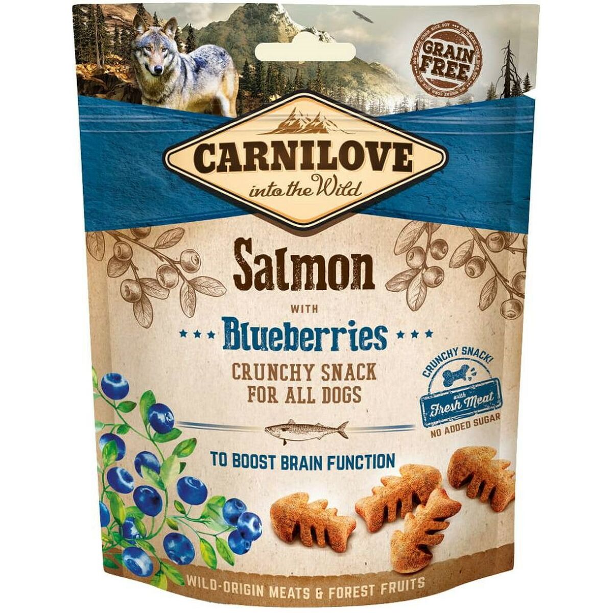 Snack per Cani Carnilove Fresh Crunchy Salmone 200 g