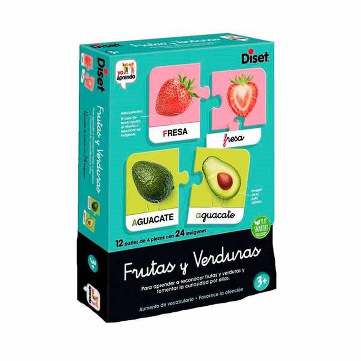 Gioco Educativo Diset Yo Aprendo Frutas & Verduras Puzzle (ES)