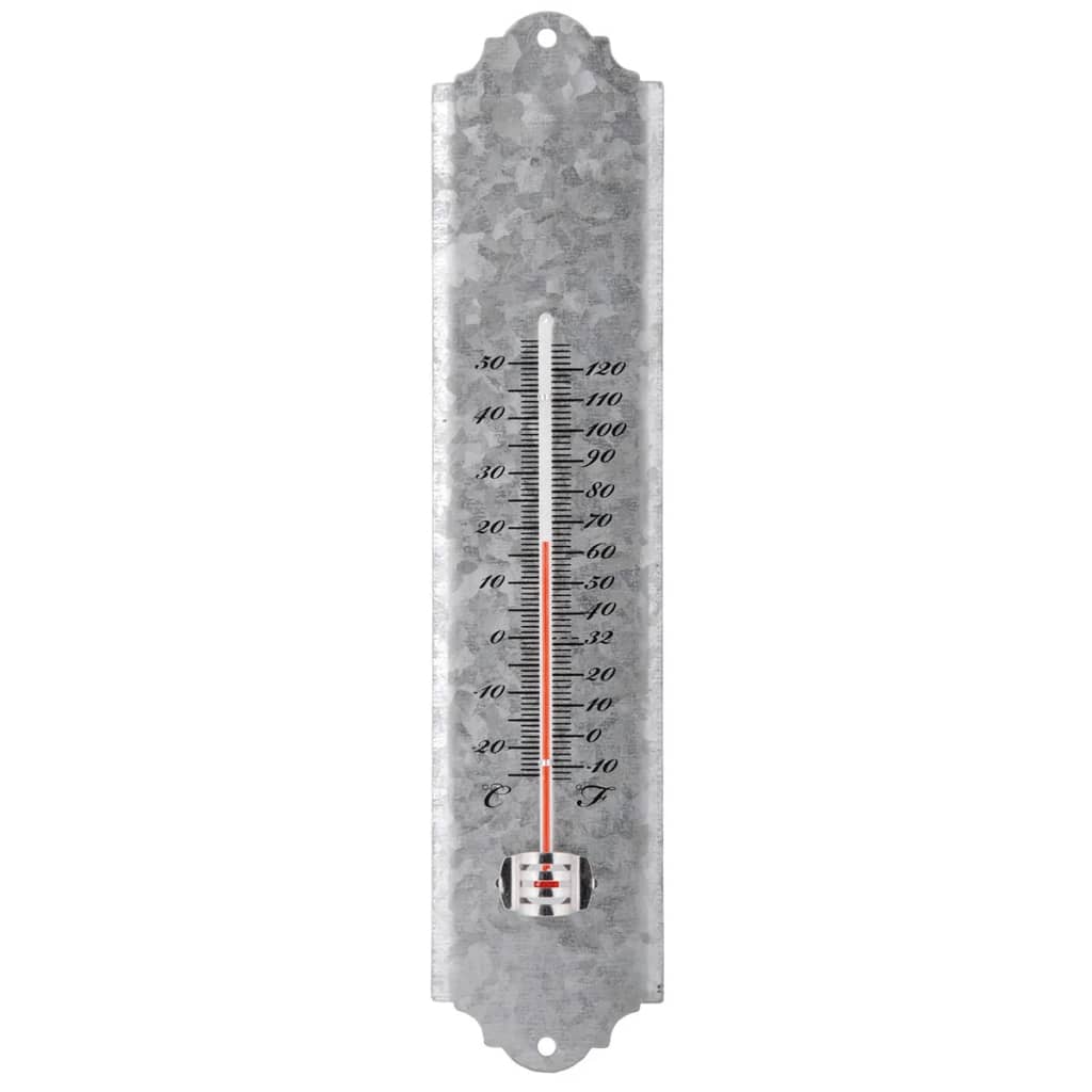 Esschert Design Termometro a Parete Rottami di Zinco 30 cm OZ10