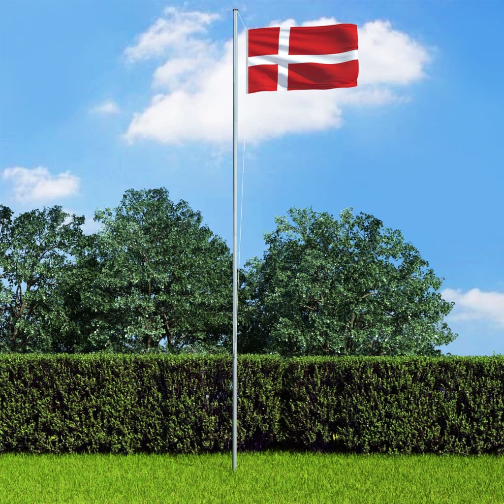 vidaXL Bandiera della Danimarca 90x150 cm