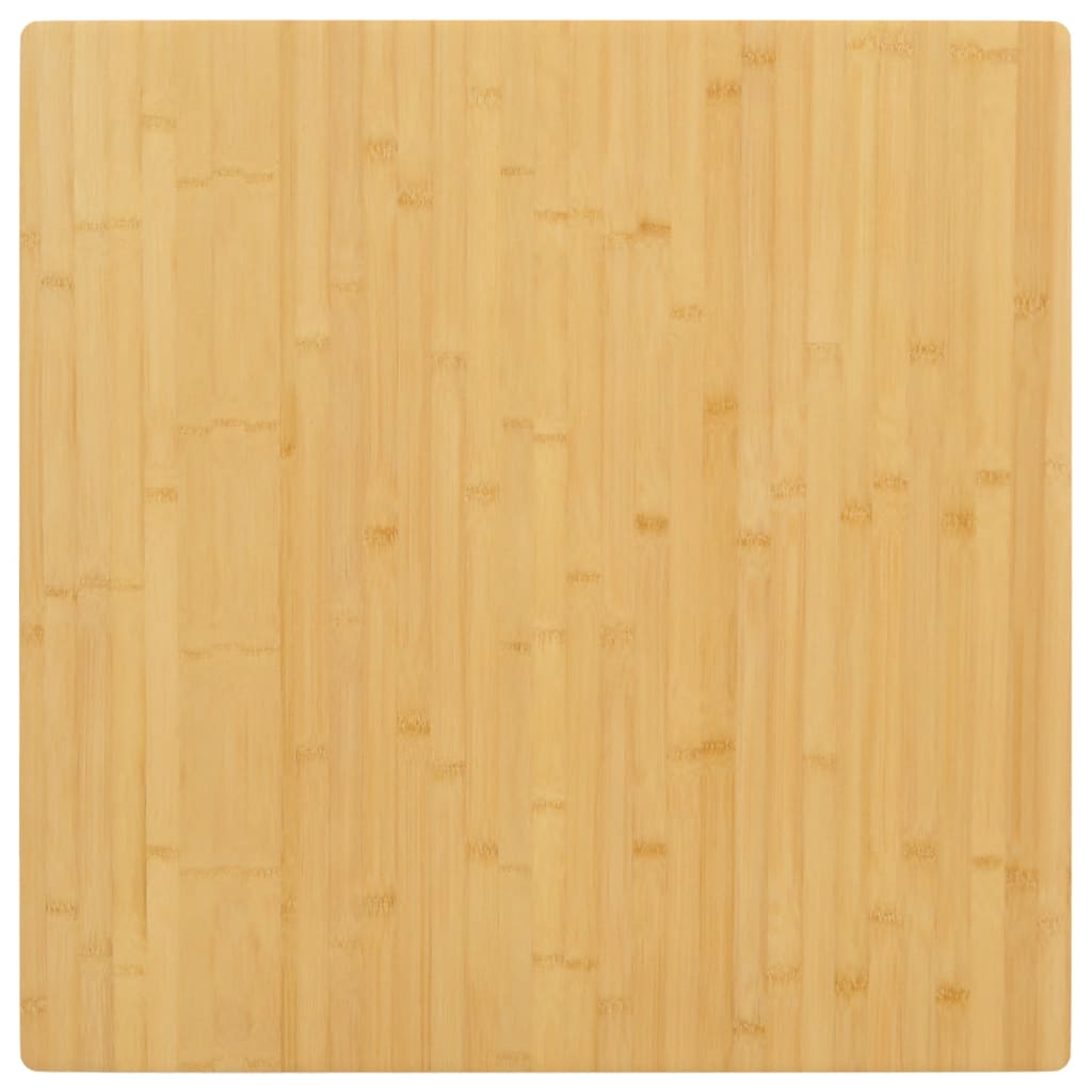 vidaXL Piano del Tavolo 70x70x1,5 cm in Bambù