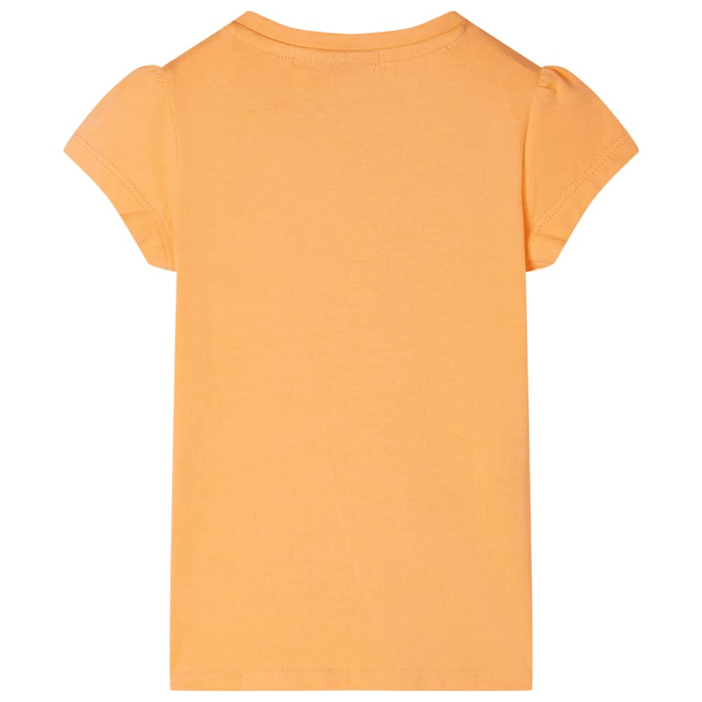 Maglietta per Bambini Arancione Brillante 116