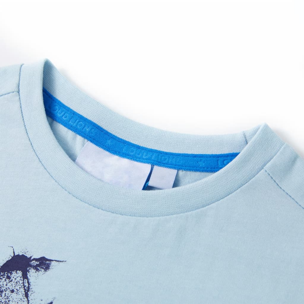 Maglietta da Bambino Azzurra 116