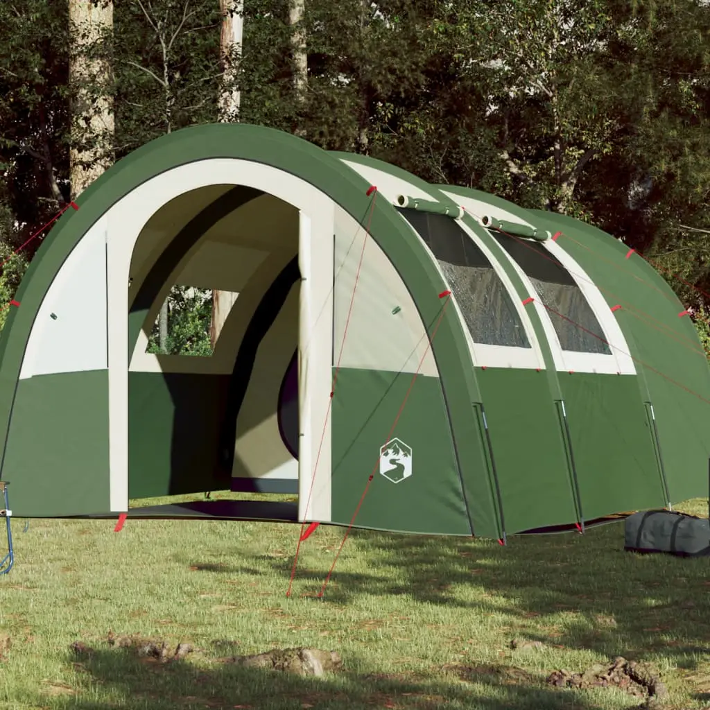 Tenda da Campeggio per 4 Persone Verde Impermeabile