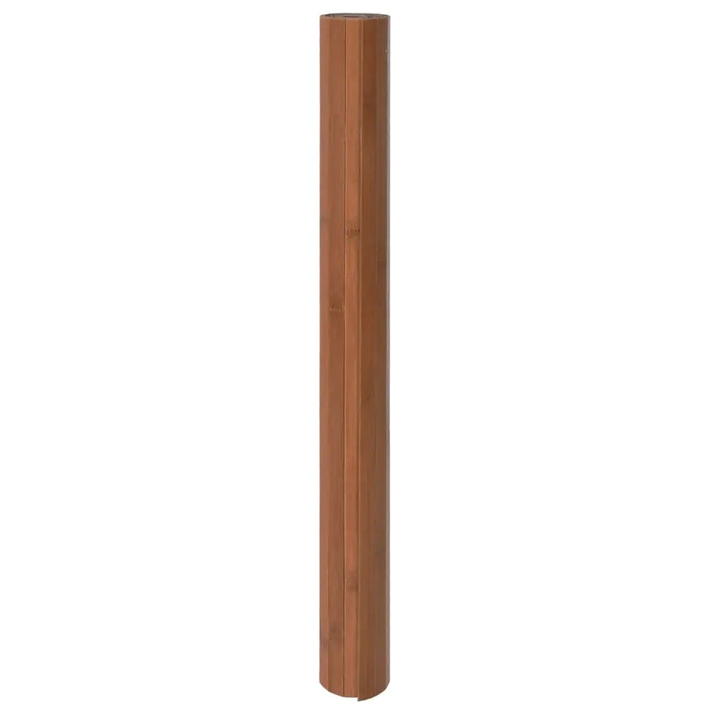Tappeto Rettangolare Marrone 60x100 cm in Bambù