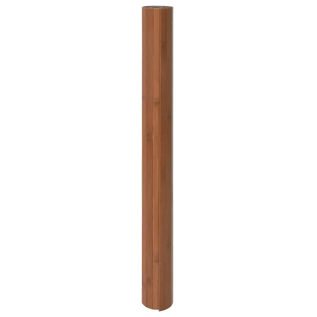 Tappeto Rettangolare Marrone 60x200 cm in Bambù