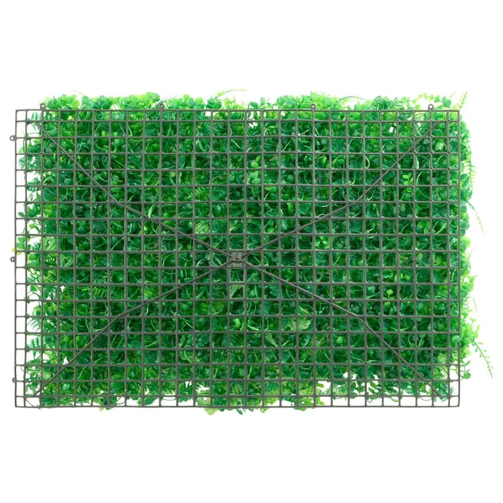 Recinzione Foglie Felce Artificiali 6 pz Verde 40x60 cm