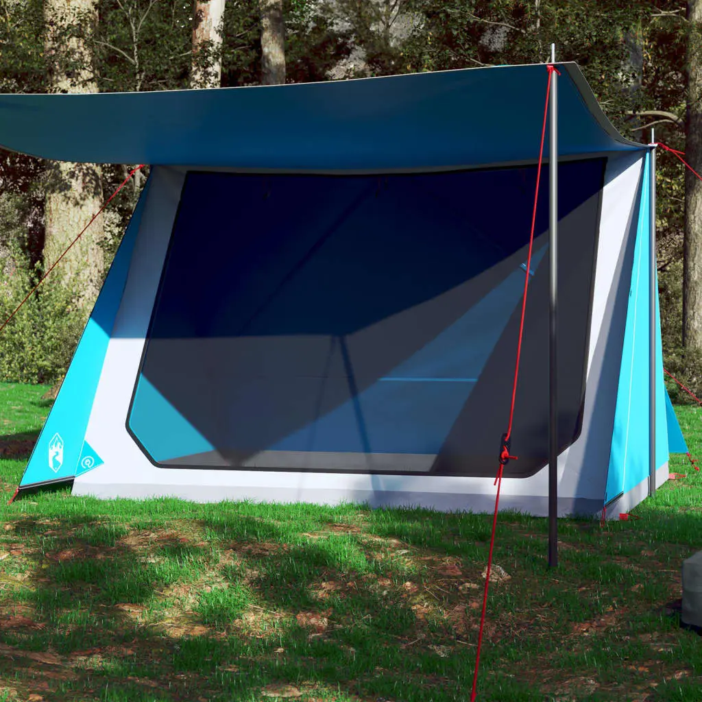 Tenda da Campeggio per 2 Persone Blu Impermeabile
