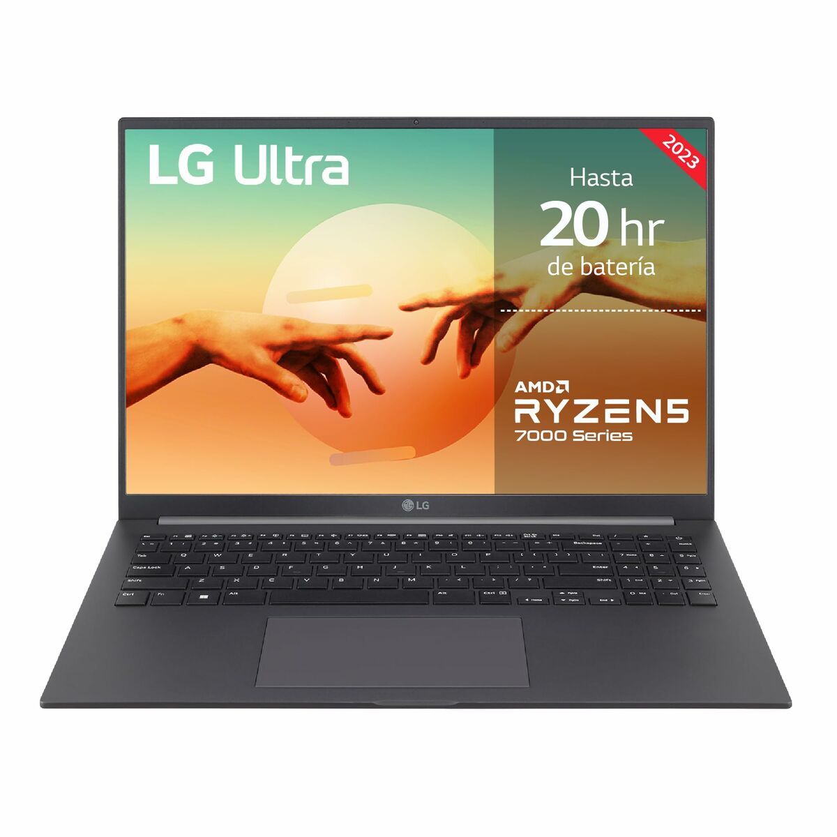 Notebook LG Ultra 16U70R-G.AA76B AMD Ryzen 7 7730U  Qwerty in Spagnolo 16" 16 GB RAM 512 GB SSD
