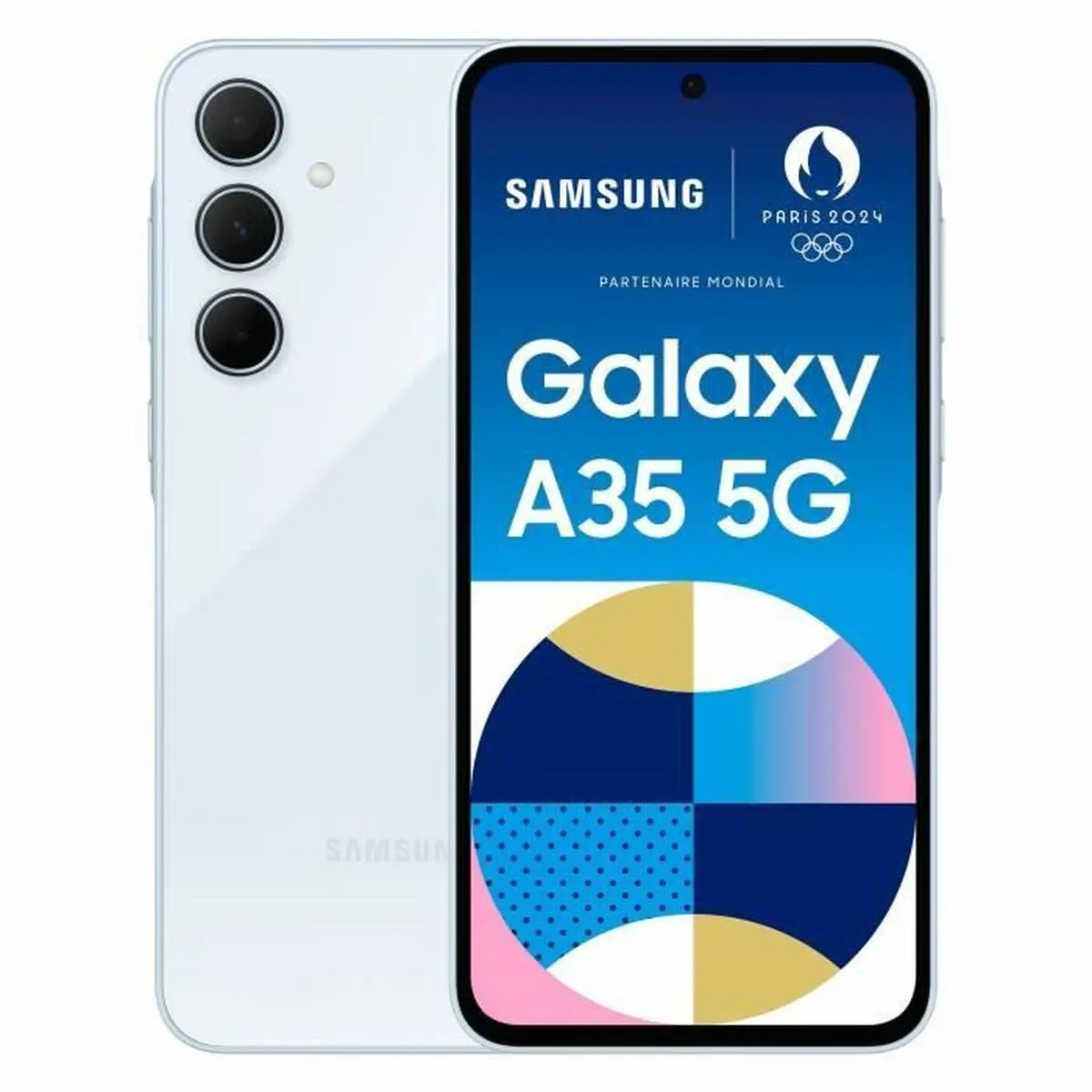 Smartphone Samsung Galaxy A35 6 GB RAM 128 GB Azzurro Nero