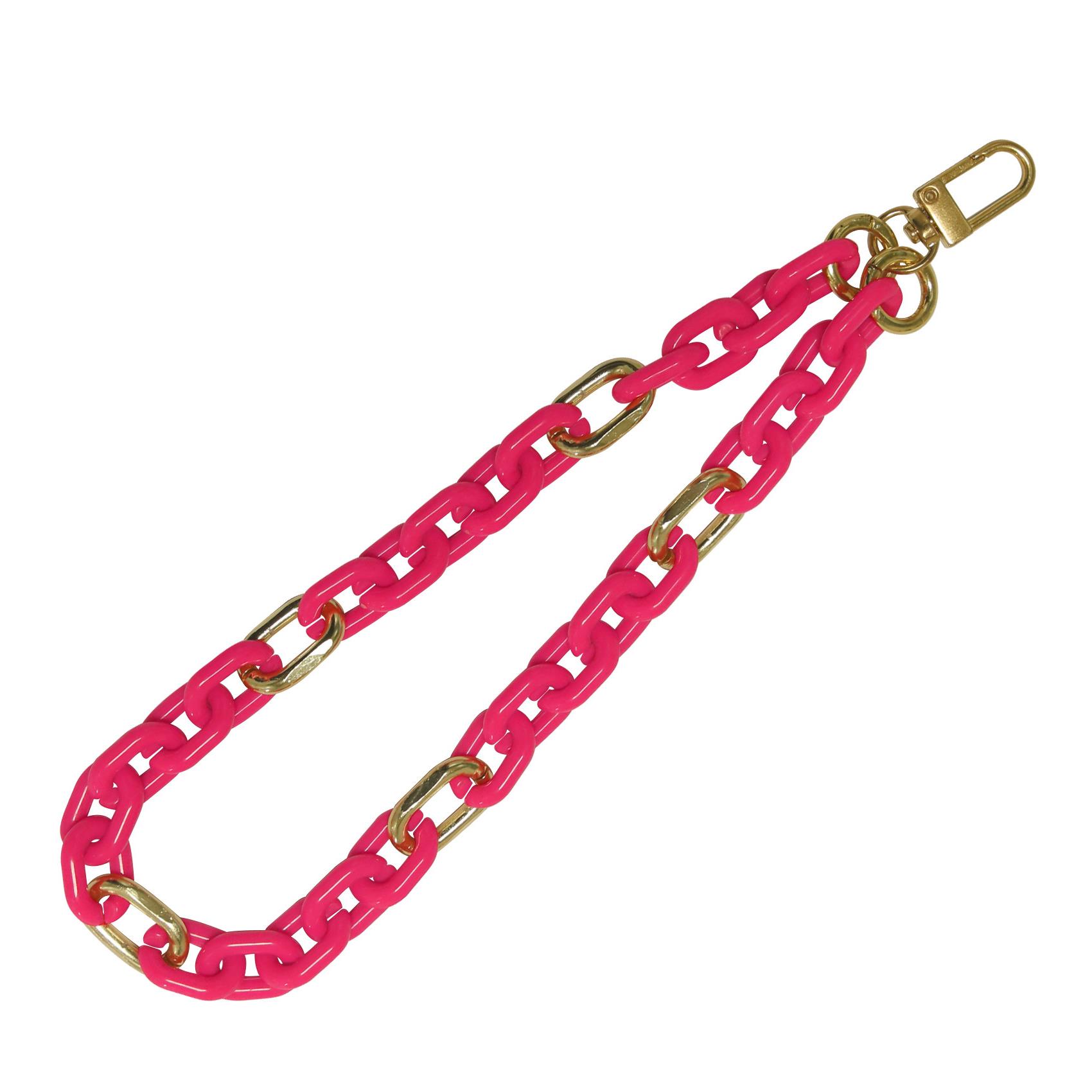 JEWEL CHAIN PINK FLUO