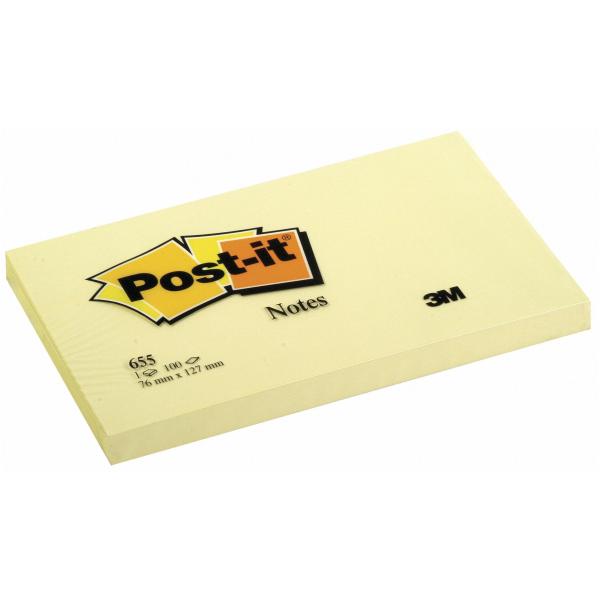 POST-IT -655- GIALLO 76X127 CONF.12