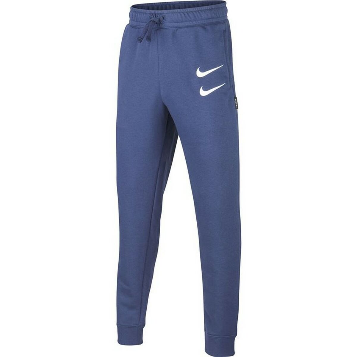 Pantalone Lungo Sportivo Nike Swoosh Blu scuro