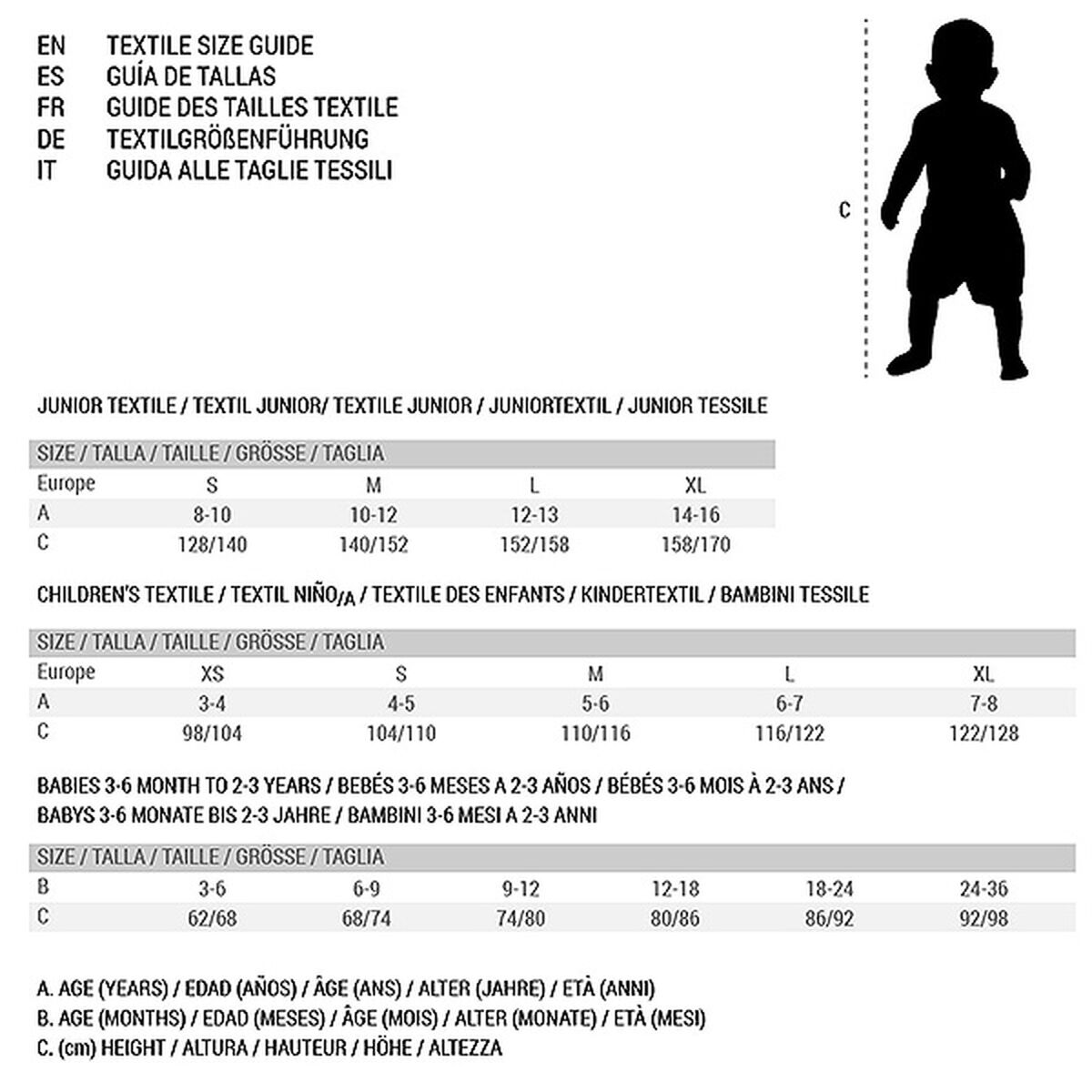 Pantaloncini Sportivi per Bambini  DRI-FIT TROPHY Nike DA1099 010 
