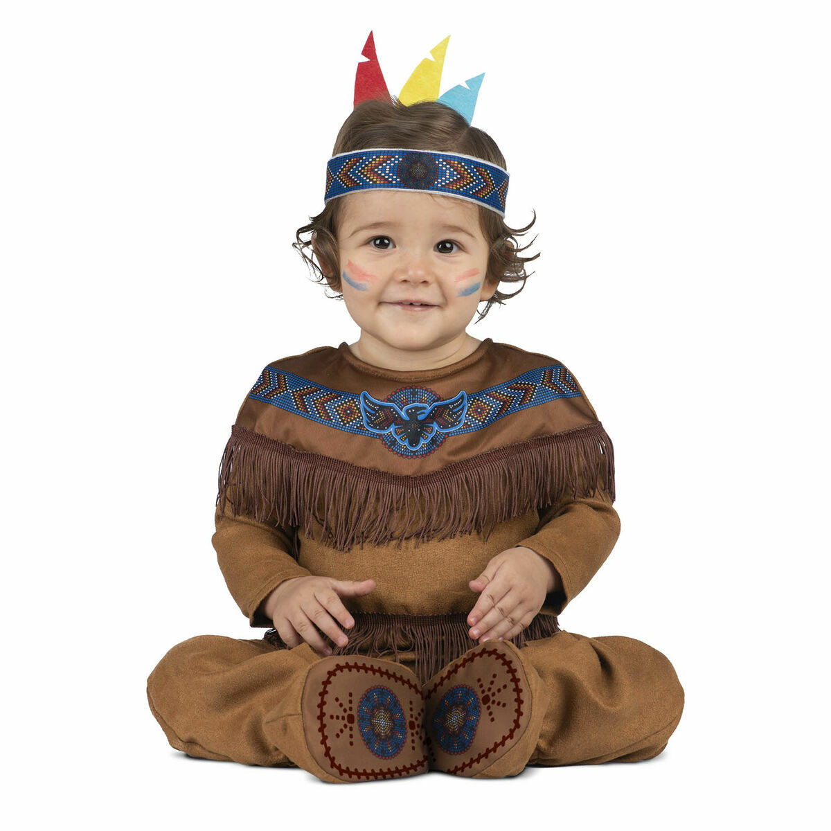 Costume per Bambini Hasbro nativo americano 2 Pezzi Acchiappasogni