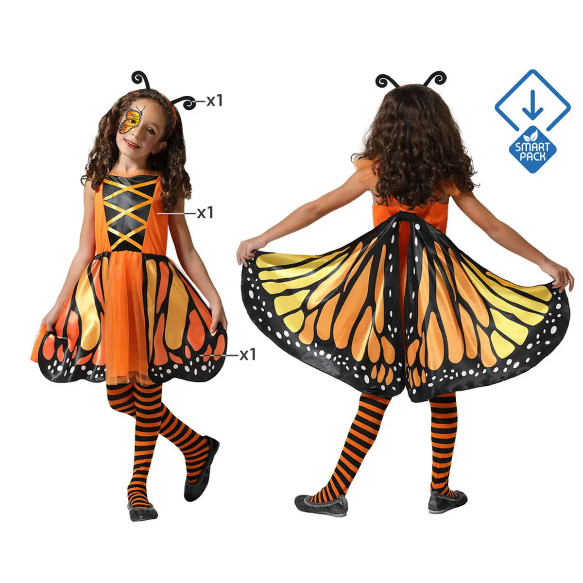 Costume per Bambini Farfalla Bambina
