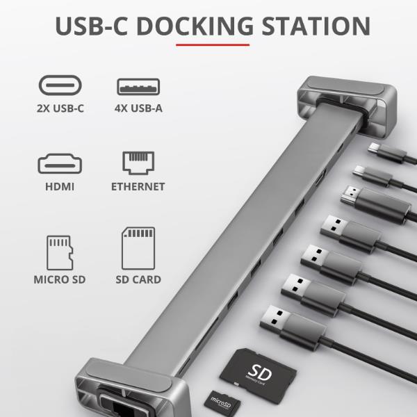 HUB DALYX 10-IN-1 USB-C DOCK