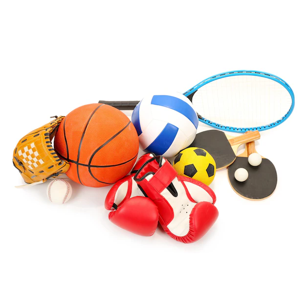 sports equipment isolated white 392895 274670