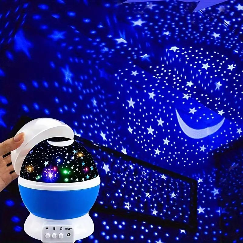 Proiettore di Luci e Stelle Atmosfera Galassie Colore Blu Luce Cameretta (6)
